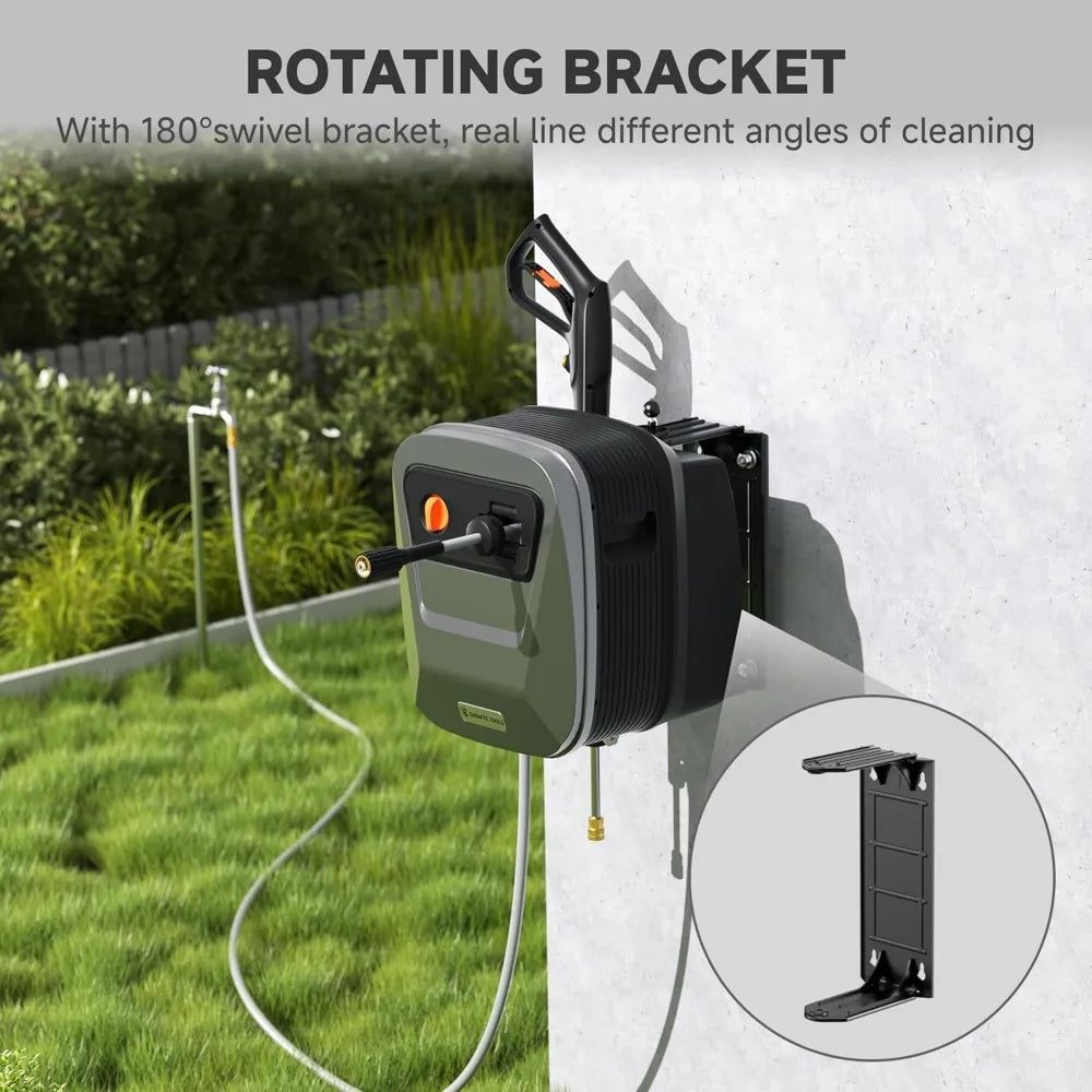 2500 PSI Pressure Washer with Foam Cannon, 65 FT Hose & 4 Nozzles for Cars/Patios/Driveways