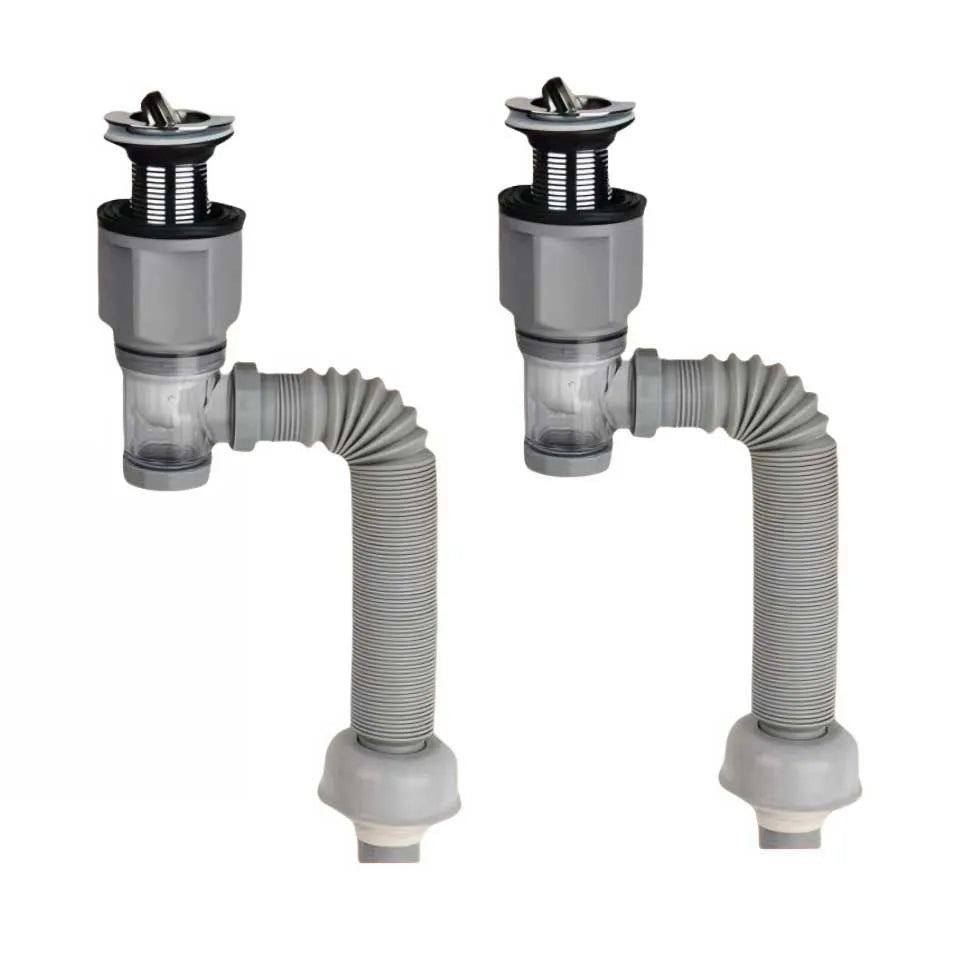 Universal Drain Pipe Kit For Kitchen Sink And Basin