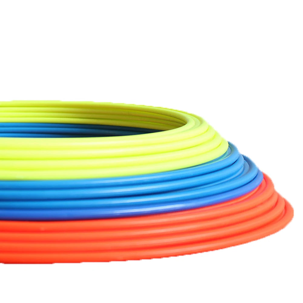 Shunmaii Portable Soccer Agility Rings 5pc Set Training Equipment