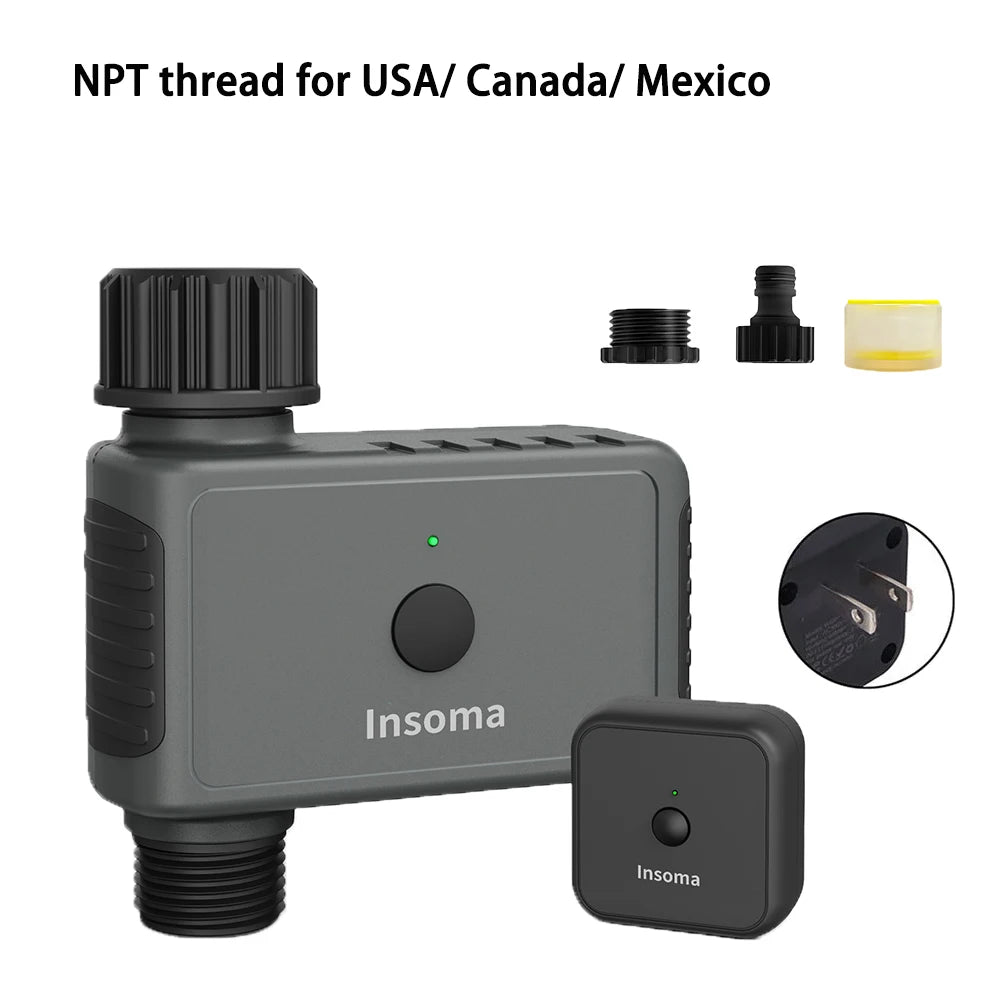 INSOMA WiFi Automatic Sprinkler Timer With Alexa Control