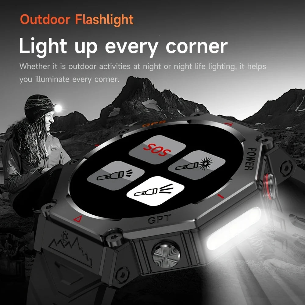 Senbono GPS Smartwatch With Built In GPS AI Fitness Tracker
