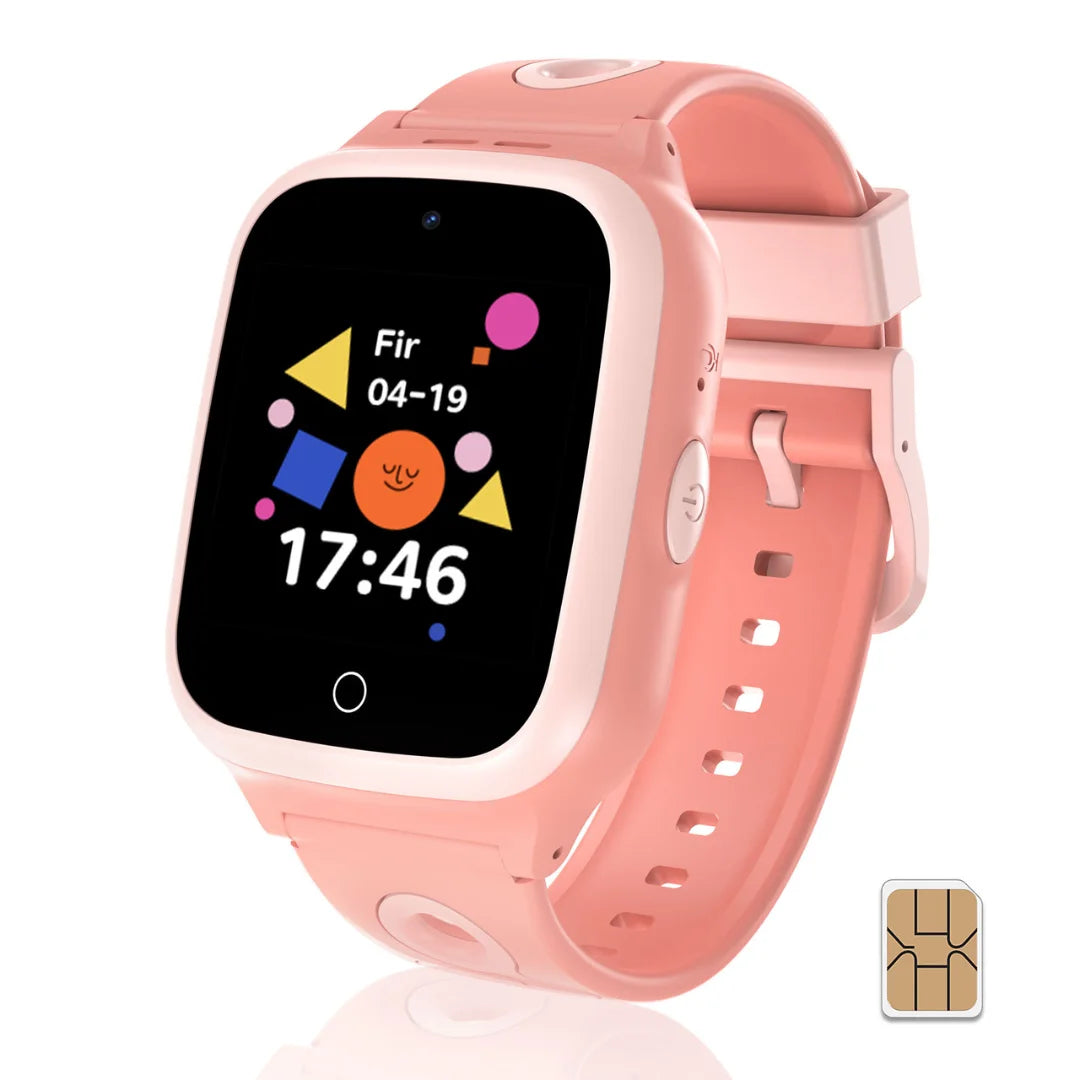 Kids 4G Smartwatch With GPS Video Call And SIM Card