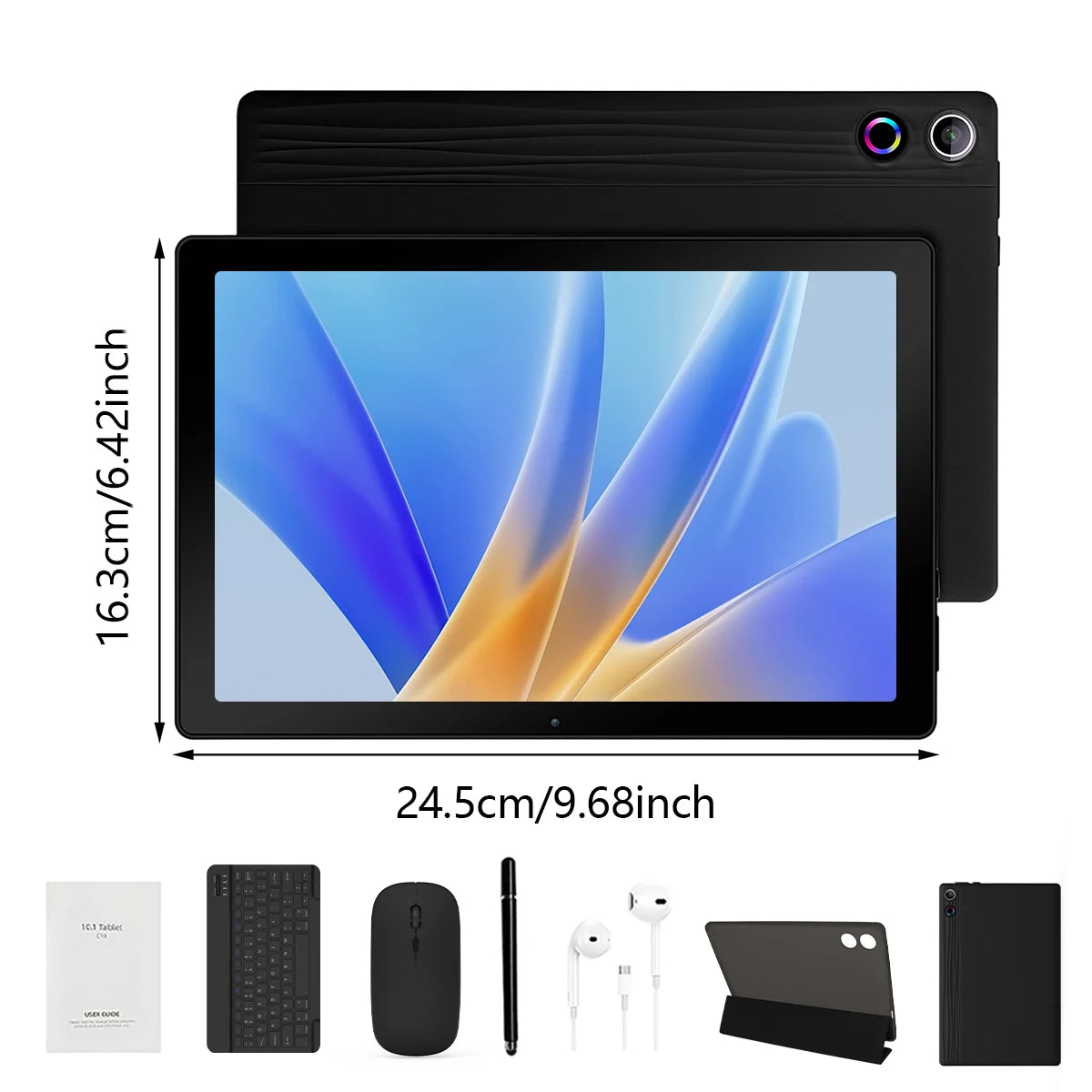 URAO Android Tablet 64GB Expandable 1TB Stylus Keyboard Set
