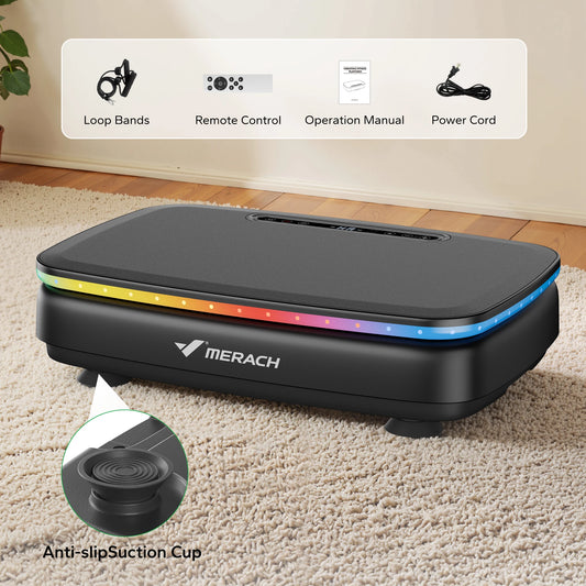 Merach Vibration Plate Exercise Machine Full Body Workout