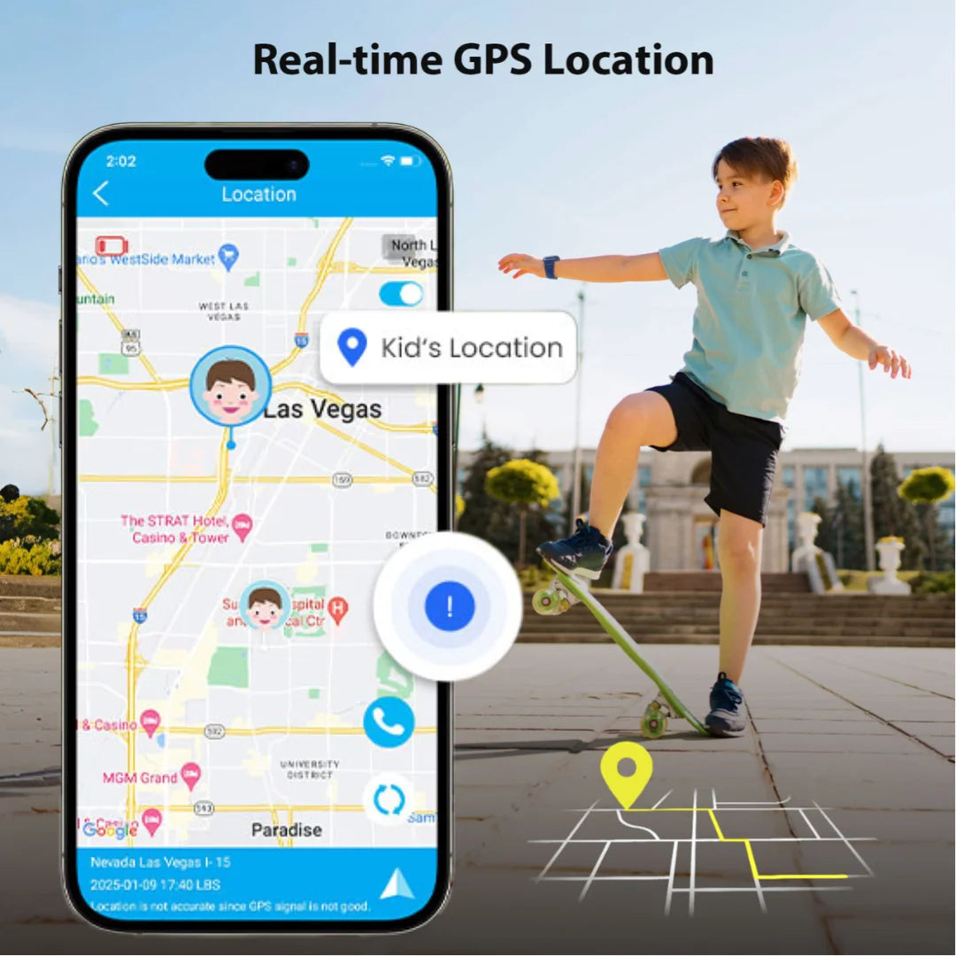 Kids 4G Smartwatch With GPS Video Call And SIM Card
