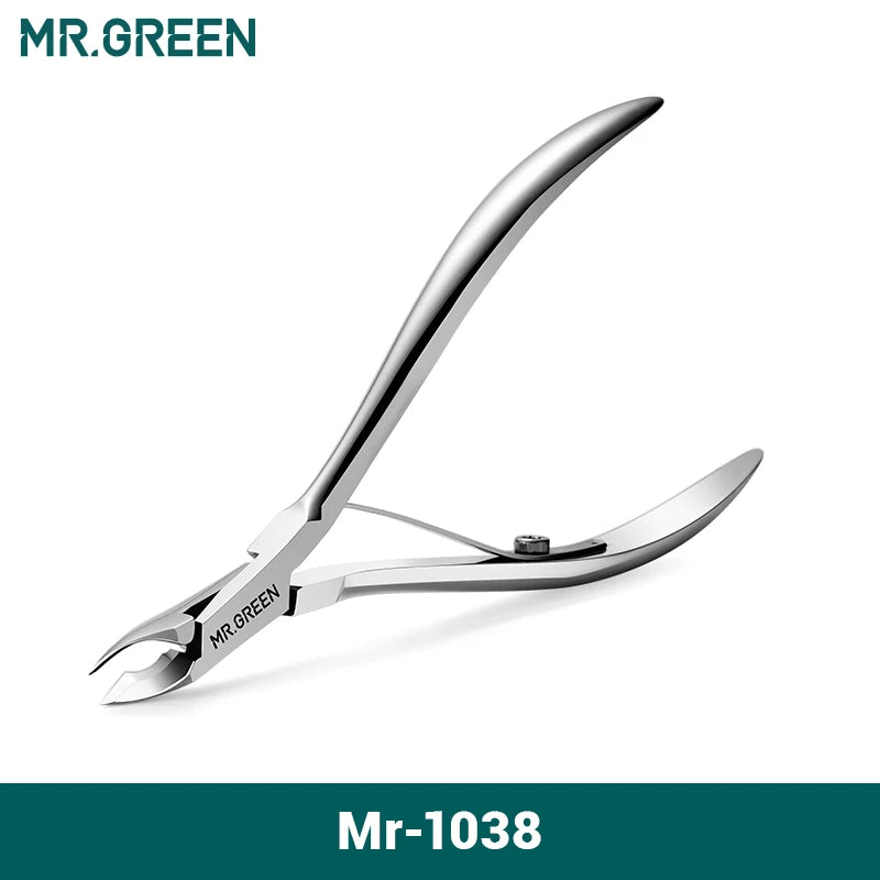 MR.GREEN Nail Cuticle Nipper Stainless Steel Manicure Scissors