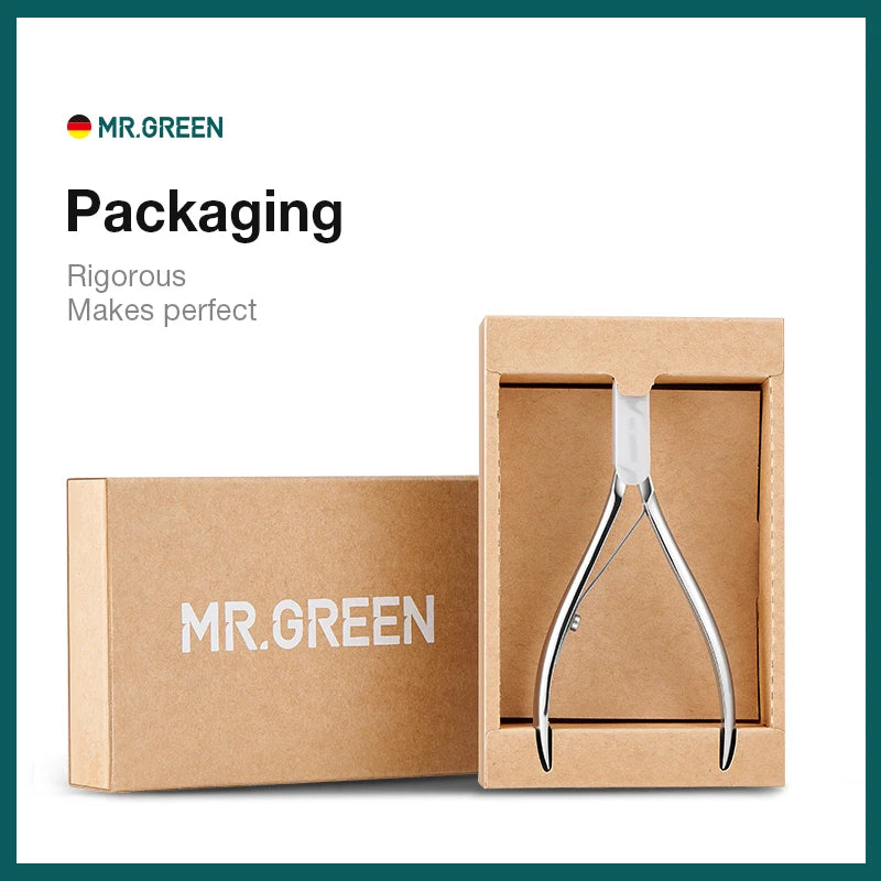 MR.GREEN Nail Cuticle Nipper Stainless Steel Manicure Scissors