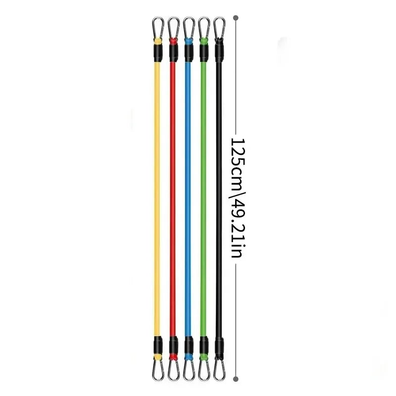TPE Resistance Band Set With Door Anchor And Ankle Straps