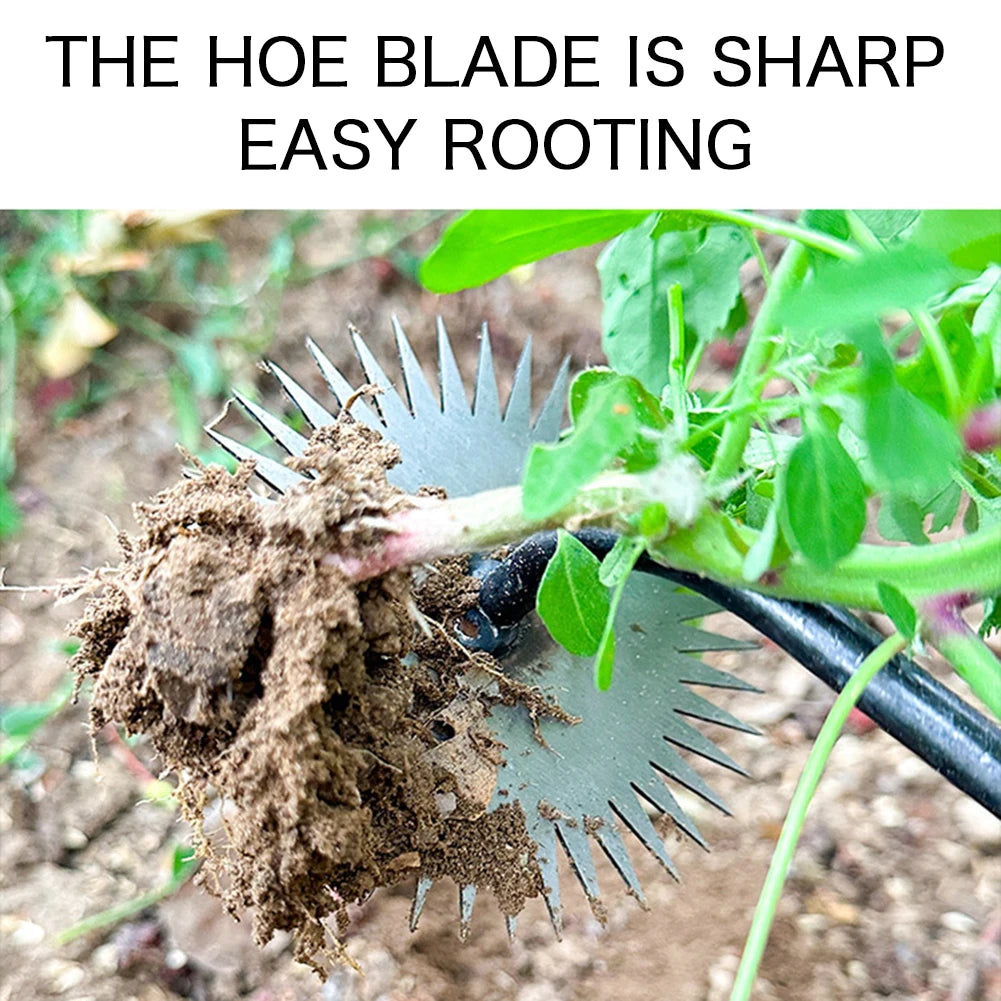 Aleekit Garden Weeding Tool Set Sunflower Hoe Rake
