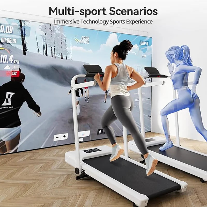 Under-Desk Walking Pad Treadmill With 9 Percent Incline LCD Display