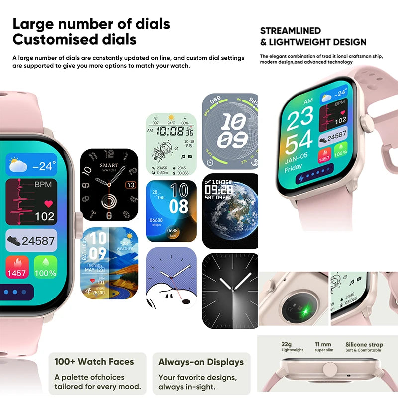 Global Version Watch 5 AMOLED Smartwatch With GPS Heart Rate