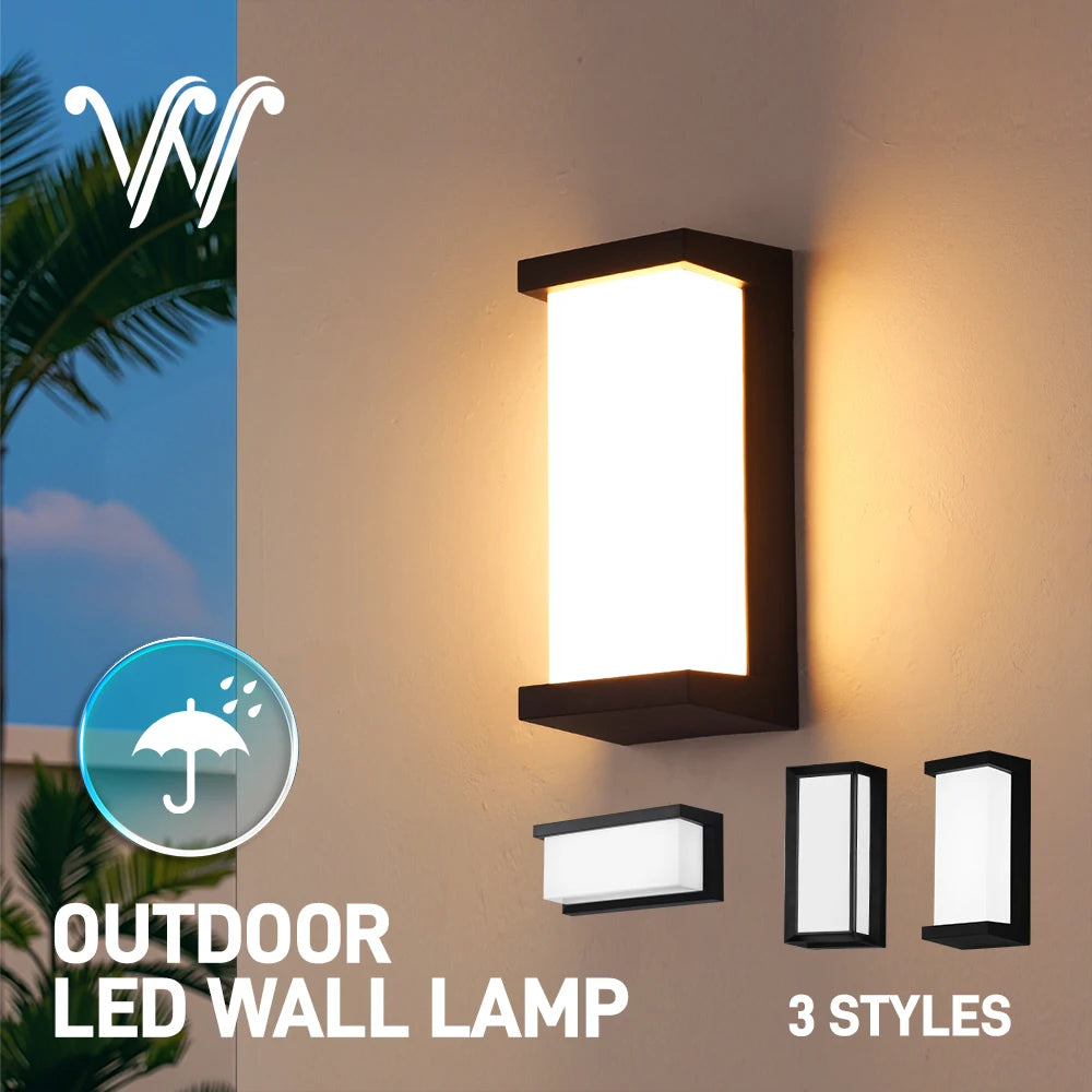 WOMINGSEN IP65 Outdoor LED Wall Lamp 24W Exterior Light