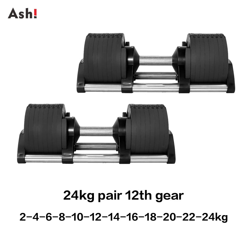 Adjustable Dumbbells For Home Fitness With 100lb Max