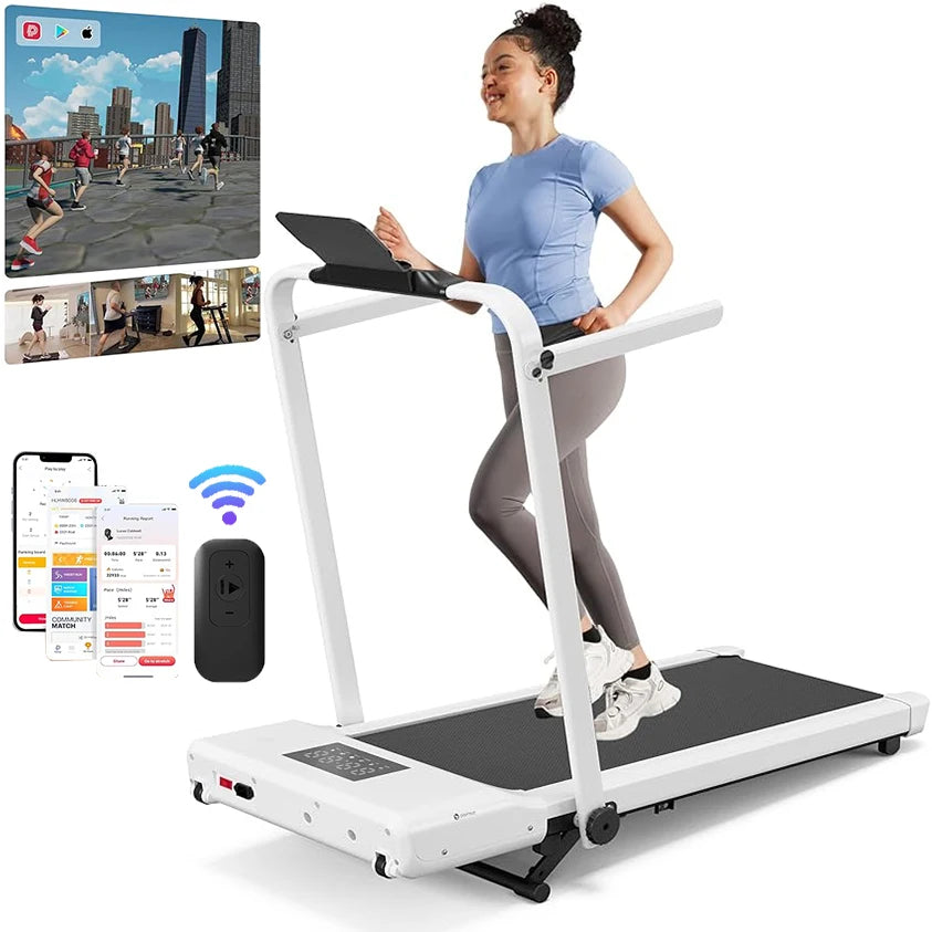 Under-Desk Walking Pad Treadmill With 9 Percent Incline Home Office
