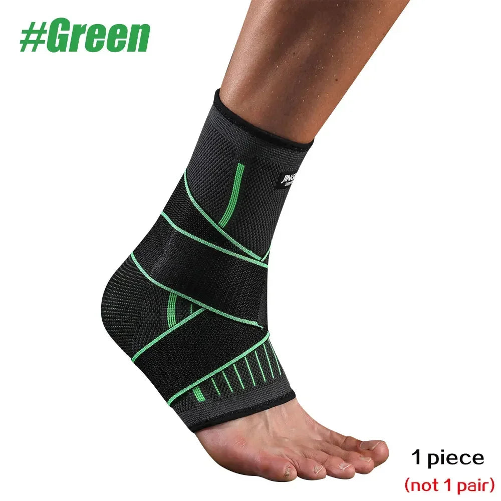 Ankle Brace Compression Sleeve Adjustable Support for Sprained Ankles
