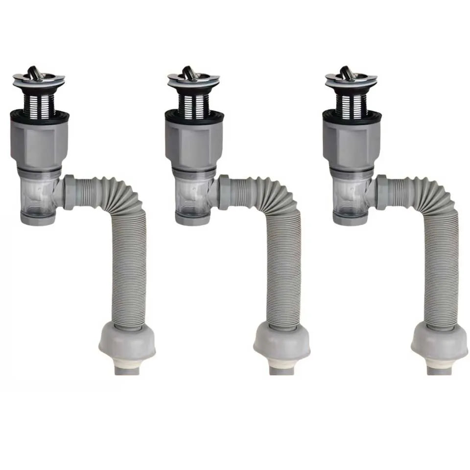 Universal Drain Pipe Kit For Kitchen Sink And Basin