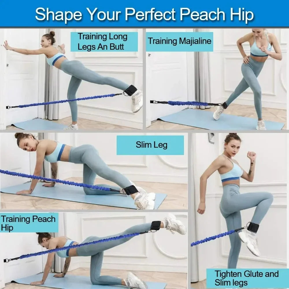 Booty Resistance Band Glute Cord for Leg and Hip Workouts