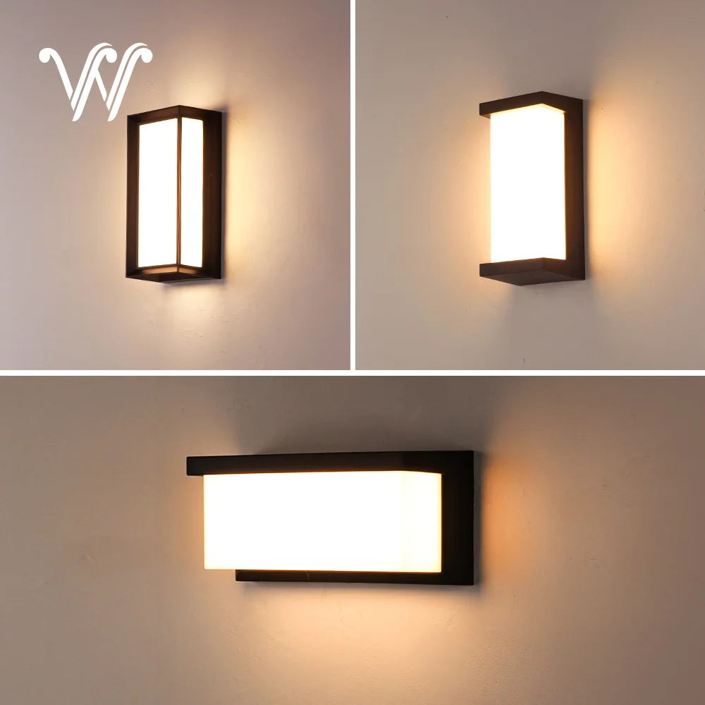 WOMINGSEN IP65 Outdoor LED Wall Lamp 24W Exterior Light