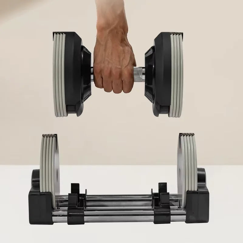 None Adjustable Dumbbell Set 20kg To 36kg In 1kg Increments