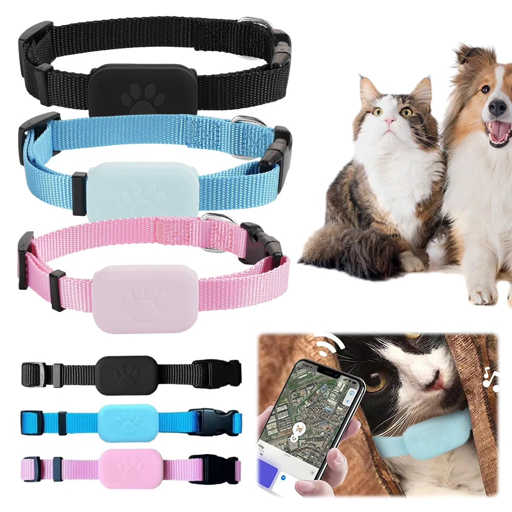 MOJOYCE Cat And Dog GPS Tracker With Adjustable Collar