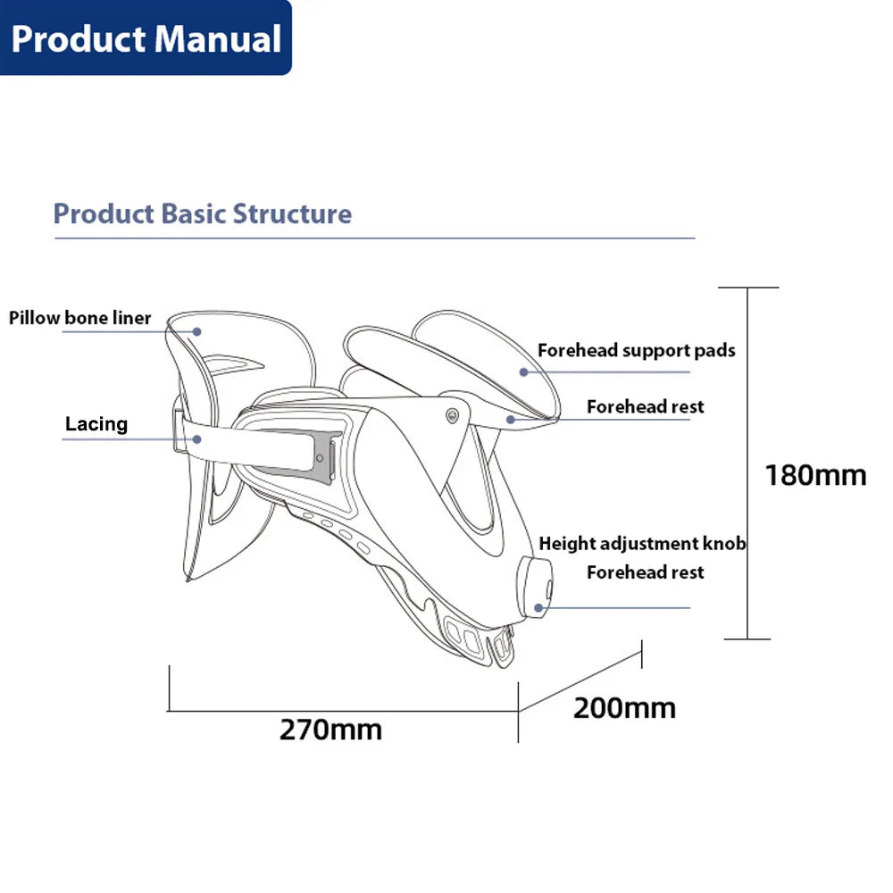 Komwell Air Sac Adjustable Neck Stretcher For Cervical Traction