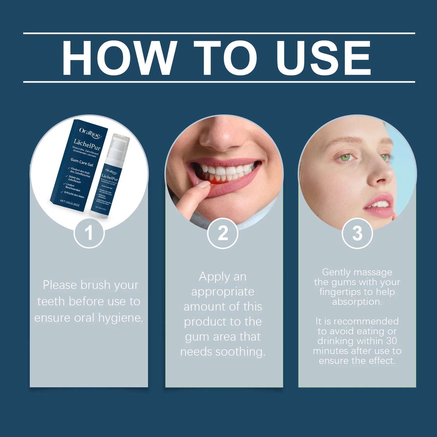 Rapid Repair Gums Gel For Healthy Gums And Teeth Care