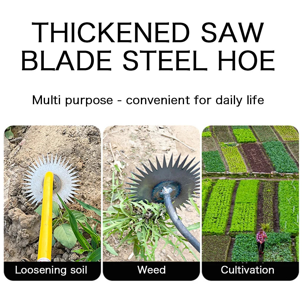 Aleekit Garden Weeding Tool Set Sunflower Hoe Rake