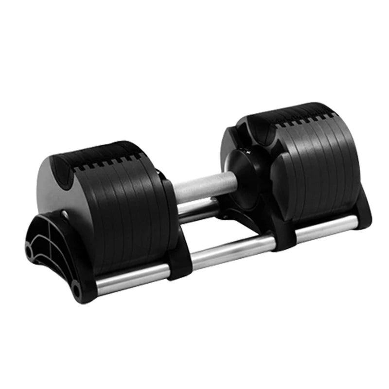 Sanshikj Adjustable Round Dumbbell Set With Incremental Weights