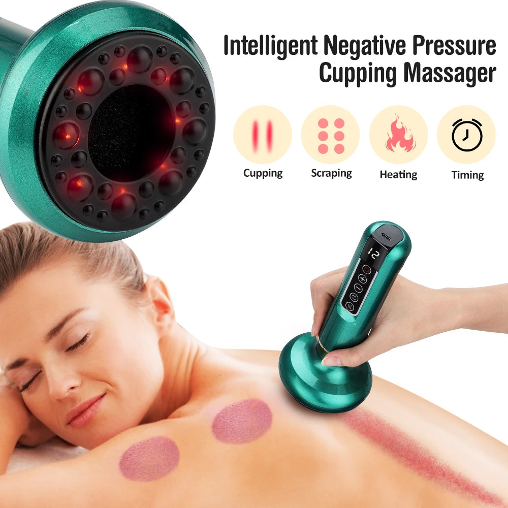 PASTSKY 12 Level Electric Cupping Device USB Rechargeable