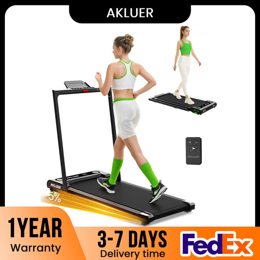 AKLUER Walking Pad Treadmill With Remote Control For Home Office