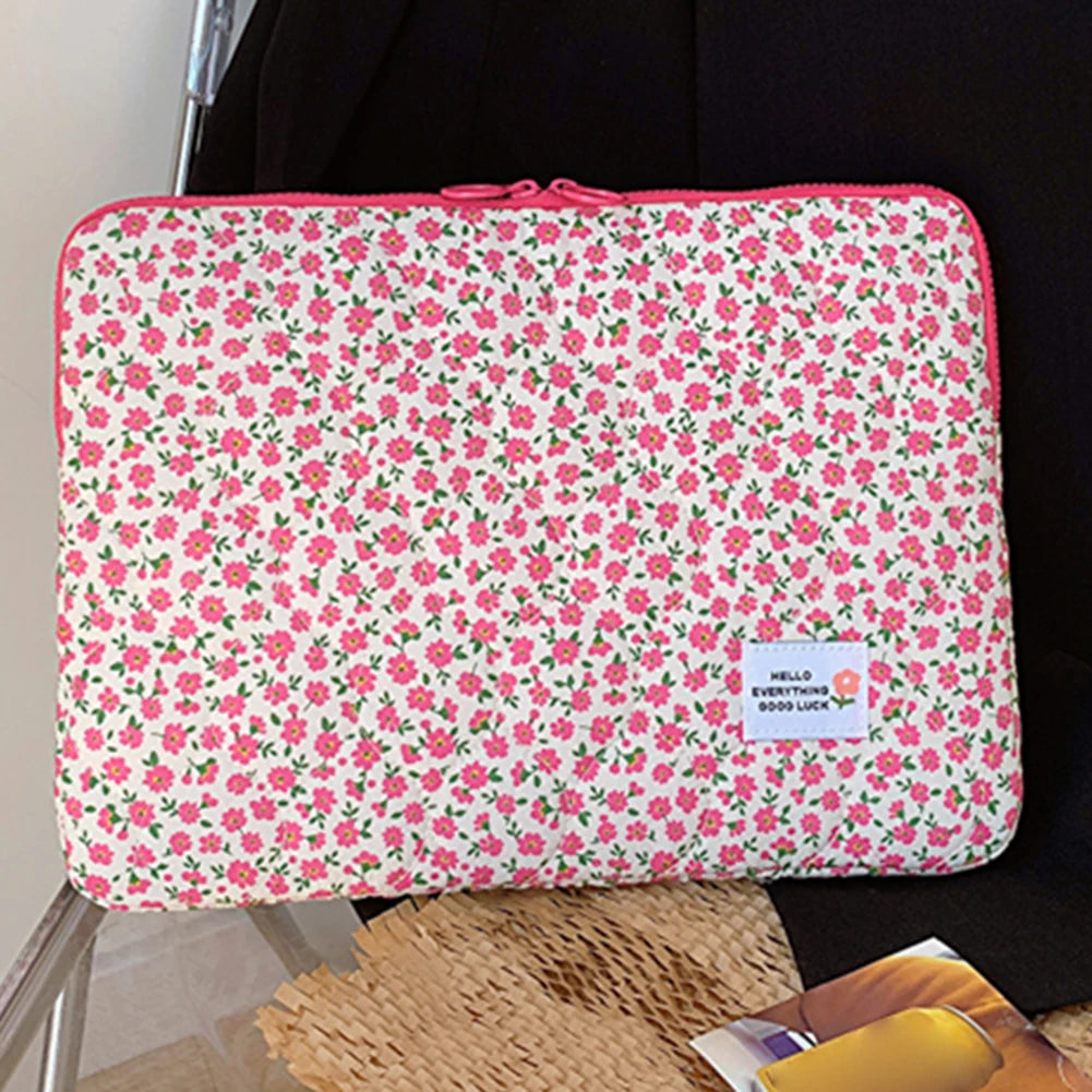 VKTECH Flower Laptop Sleeve Computer Bag With Zipper