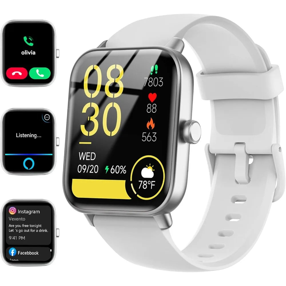 Erilles Smartwatch with Alexa Built-in IP68 Waterproof Fitness Tracker