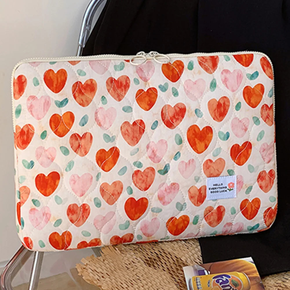 VKTECH Flower Laptop Sleeve Computer Bag With Zipper