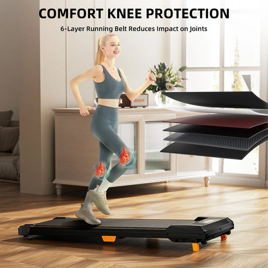 NONEDriving Under Desk Treadmill Incline Walking Pad 330Lbs