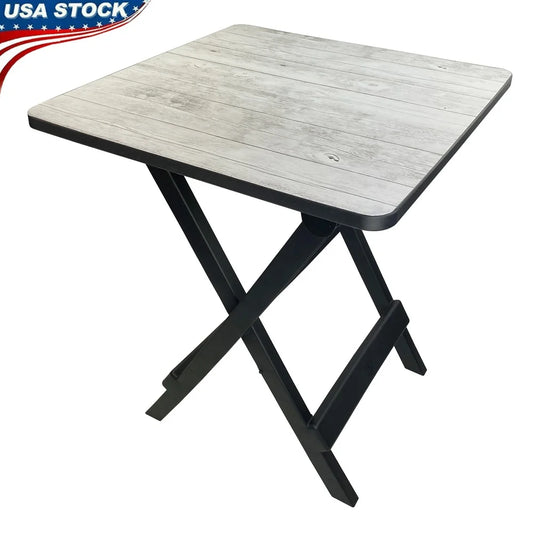 Adjustable Height Portable Folding Camp Side Table Outdoor Indoor