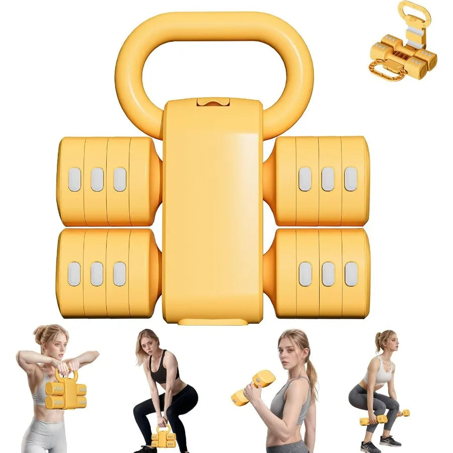 LISM Adjustable Kettlebell Set Four in One For Home Gym