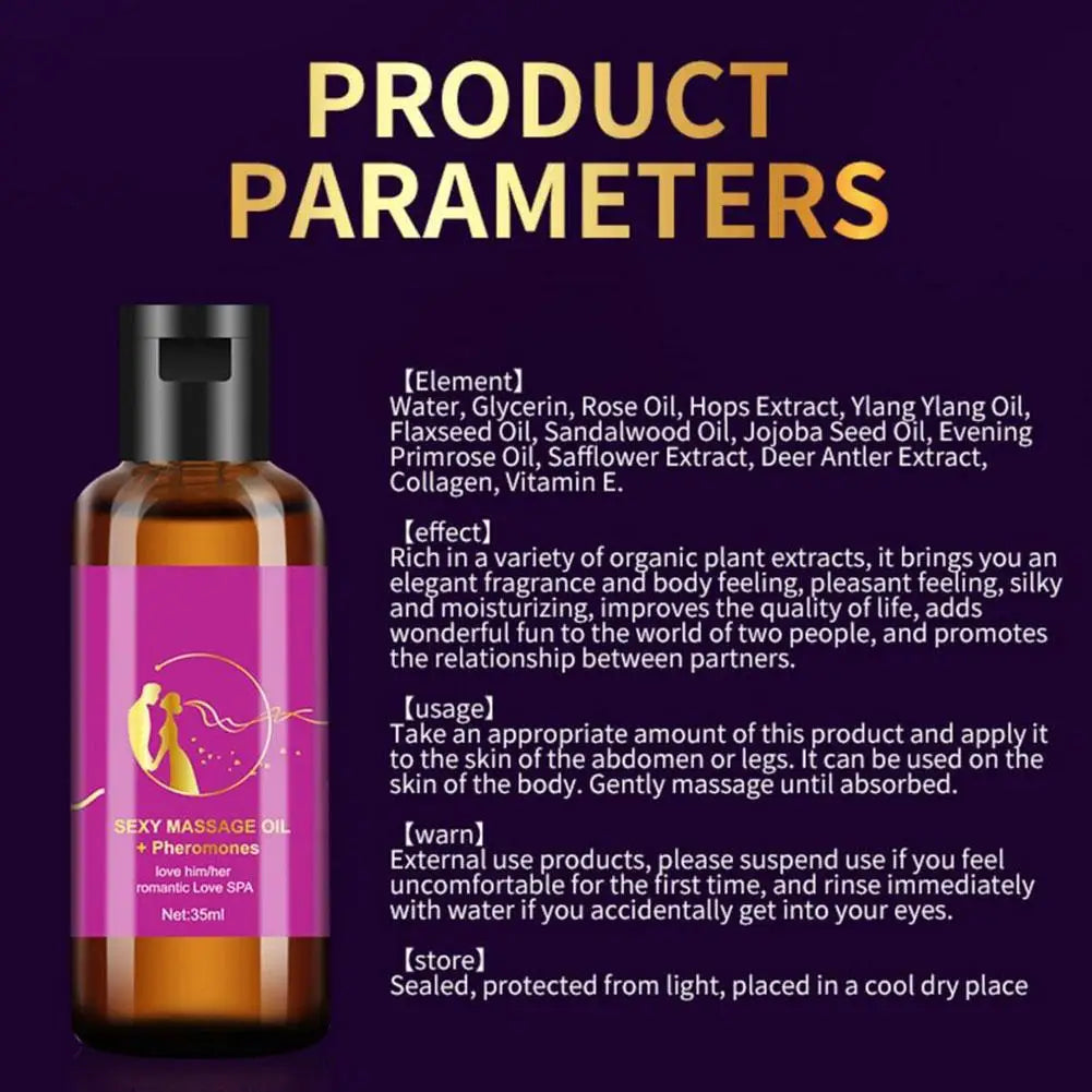 Eelhoe Massage Oil With Pure Essential Oil Elixir Formula