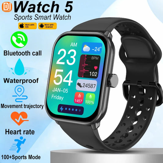 Global Version Watch 5 AMOLED Smartwatch With GPS Heart Rate