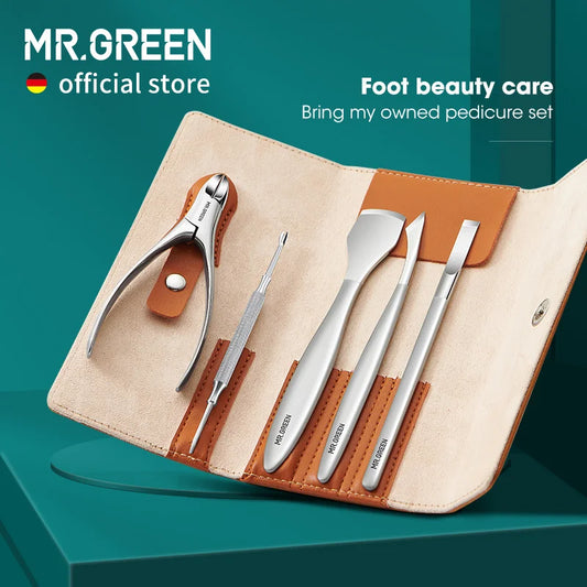 MR.GREEN Pedicure Knife Set for Ingrown Toenail Care Stainless Steel