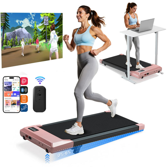Superun Under Desk Treadmill Walking Pad With Remote Control