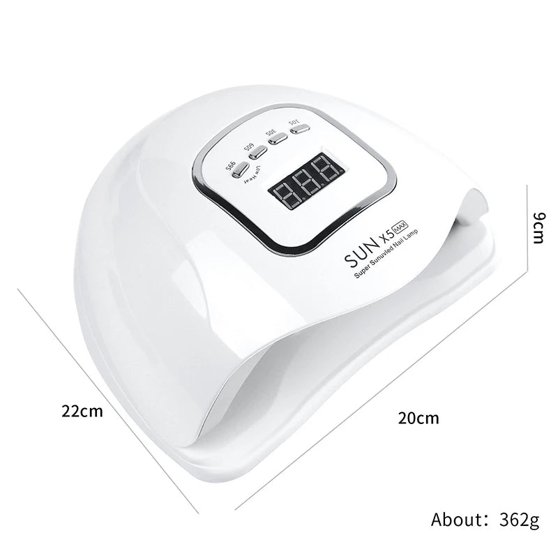 Sunx5Max 150W UV LED Nail Lamp 45 LEDs Phototherapy Device