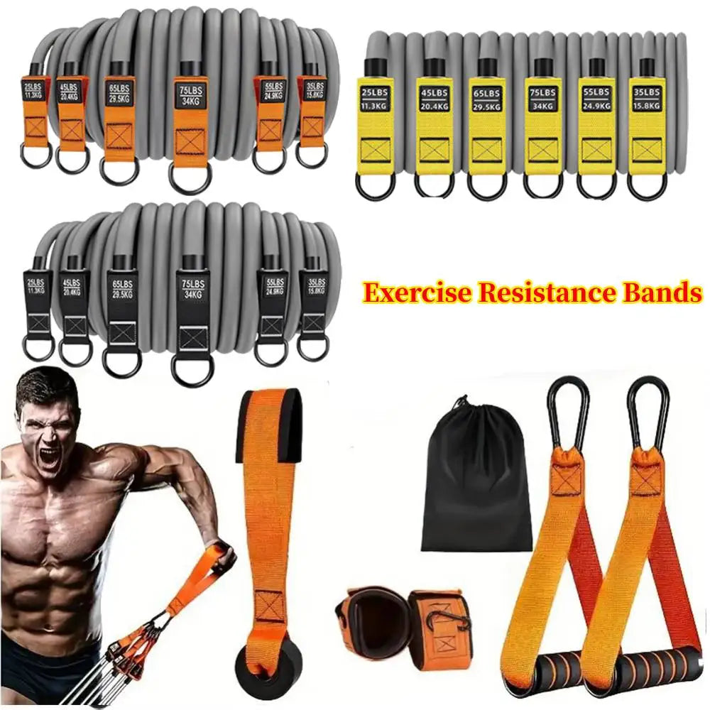 Shunmaii Resistance Bands Set With Handles For Home Fitness