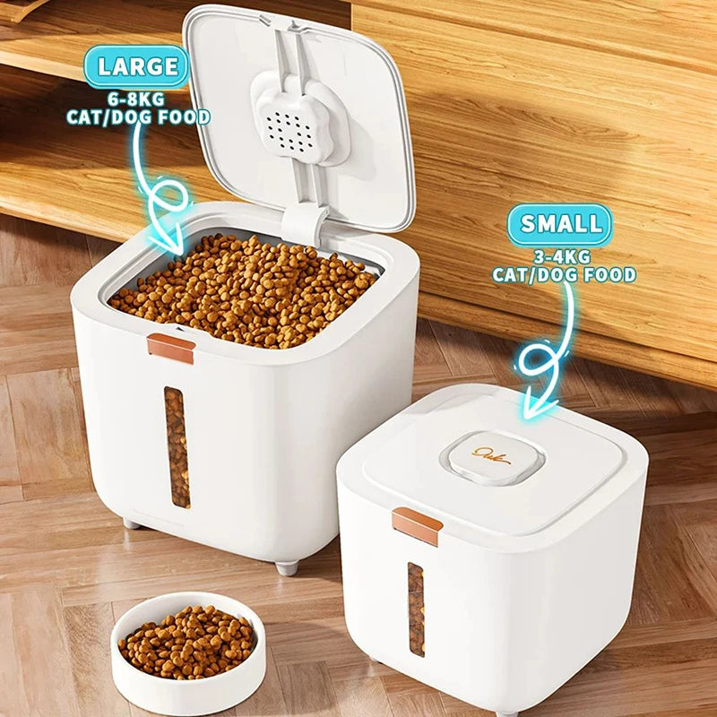 Pet Food Storage Barrel Sealed Moisture Proof Container