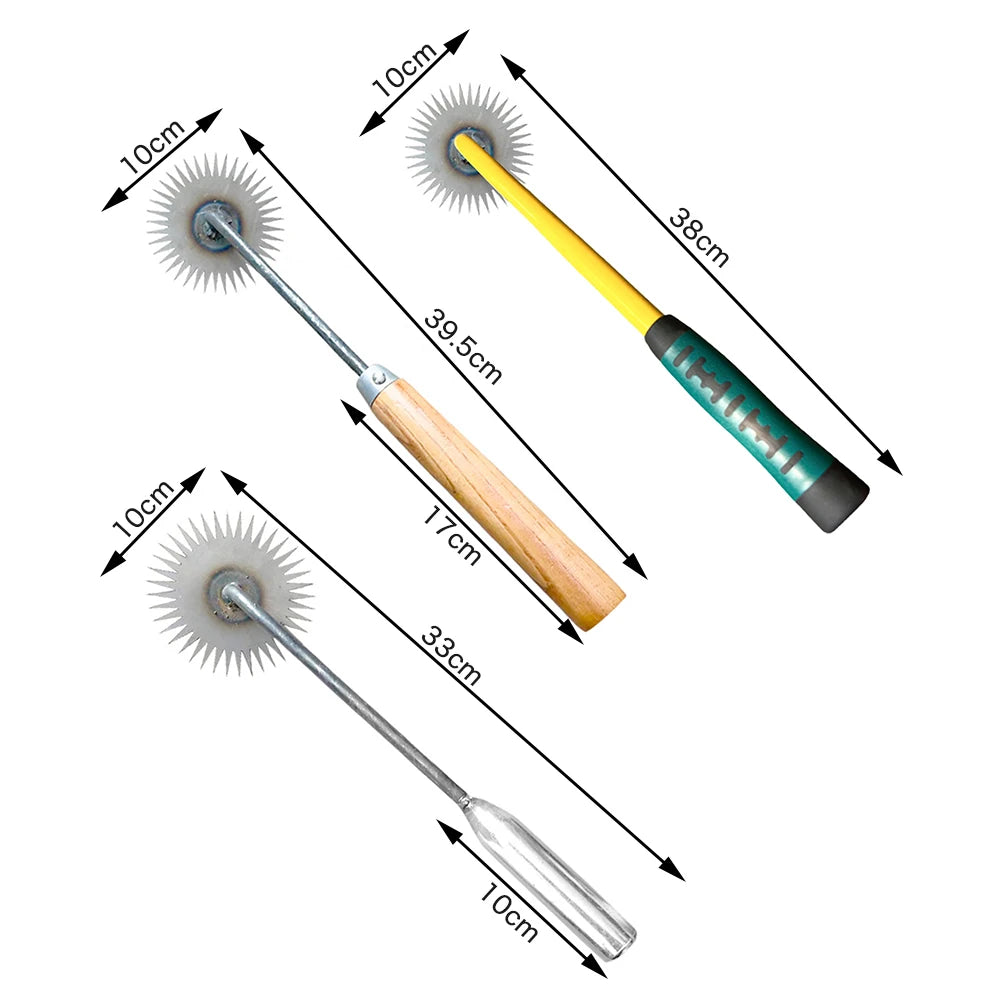 Aleekit Garden Weeding Tool Set Sunflower Hoe Rake
