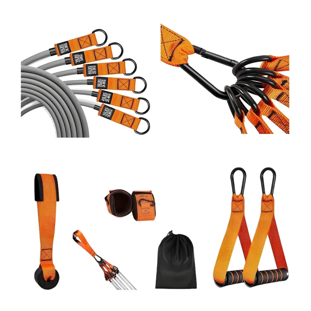 Shunmaii Resistance Bands Set With Handles For Home Fitness