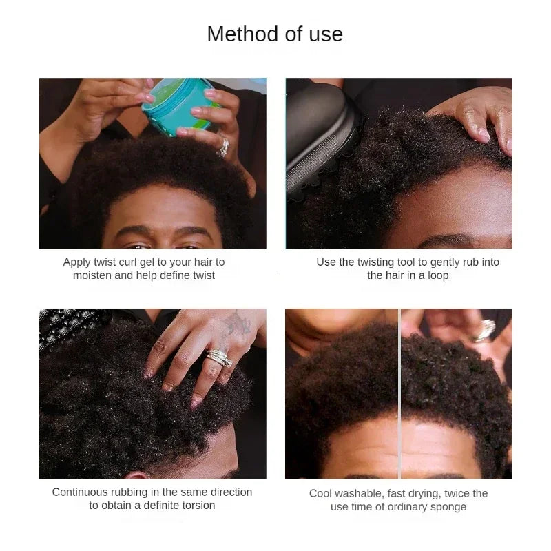 Dawndesslo Curling Hair Sponge for Dreadlocks and Afro Curls
