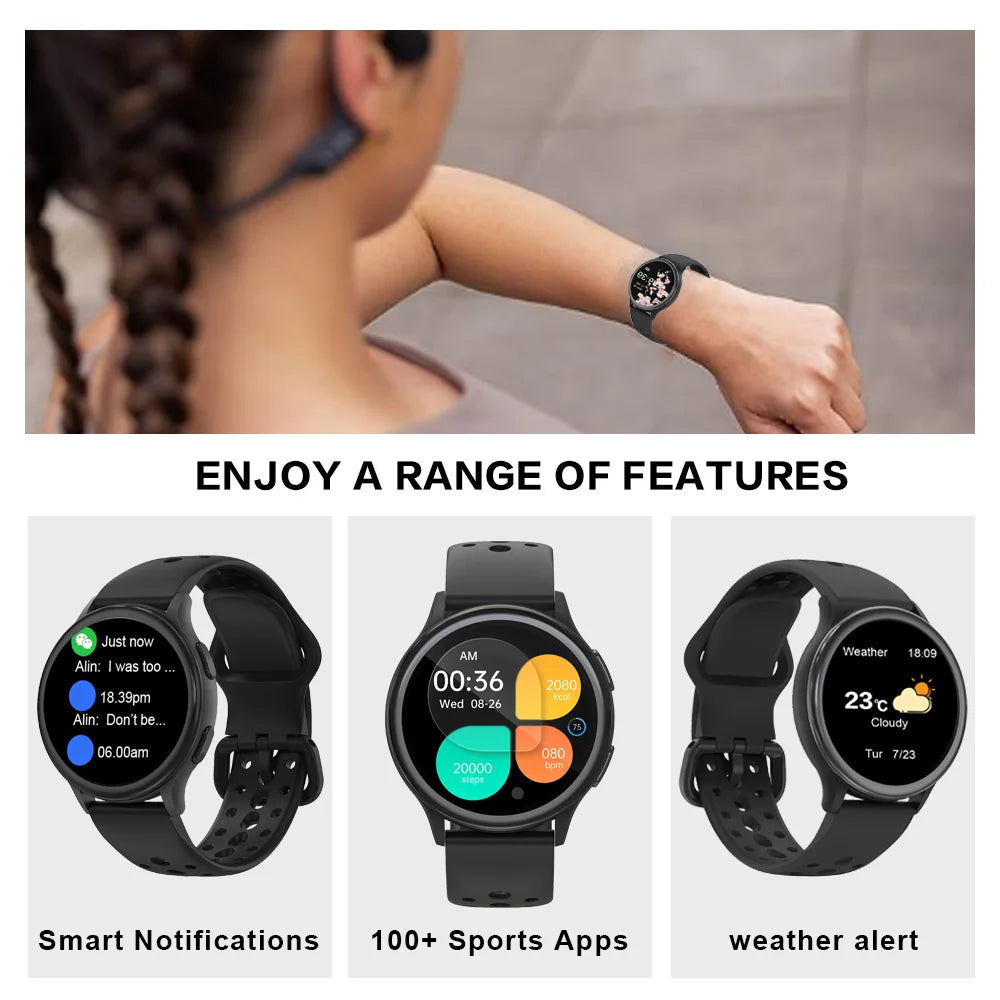 Anyloop Smart Watch For Women Fitness Tracker iPhone And Android