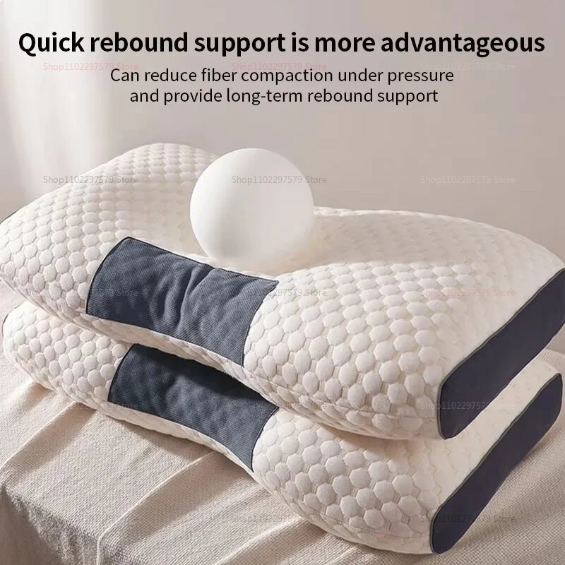 Cervical Orthopedic Memory Foam Neck Pillow For Sleep Support