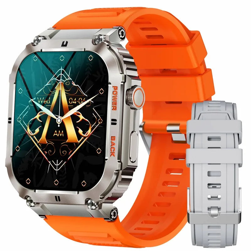LIGEC Outdoor Fitness Waterproof Smartwatch With Bluetooth Calling