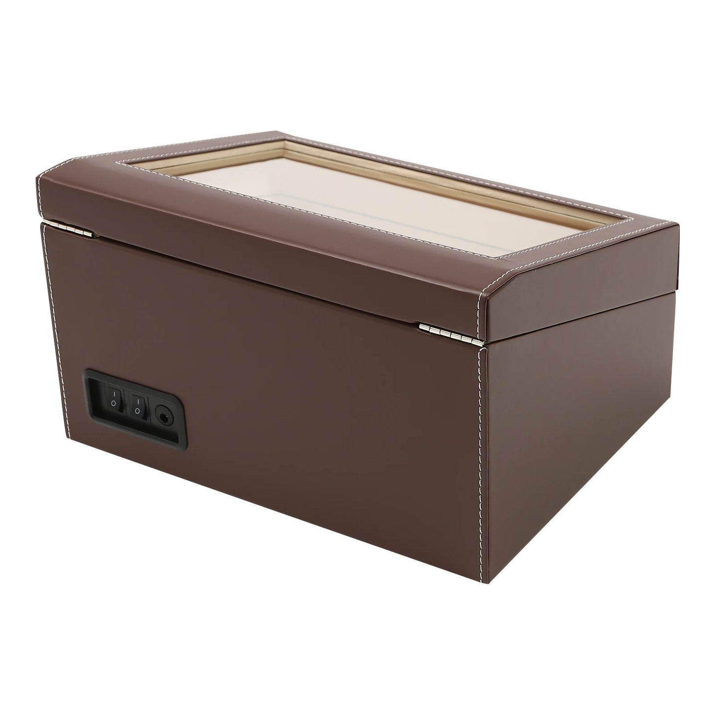 Automatic Watch Winder Box PU Leather Storage Case